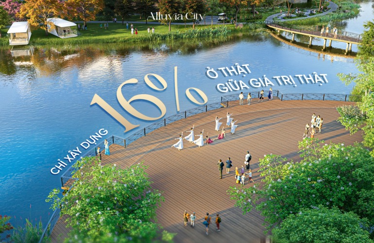 🍃 CHỈ VỚI 16% MẬT ĐỘ XÂY DỰNG - KIẾN TẠO GIÁ TRỊ BẤT ĐỘNG SẢN Ở THẬT TỪ NHỮNG GIÁ TRỊ THIÊN NHIÊN THẬT! 🍃